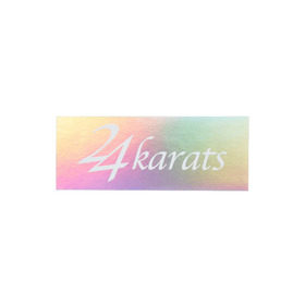 Slanted Logo Aurora Sticker