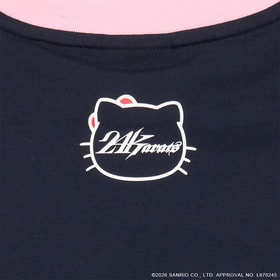 24K&times;HELLO KITTY WMNS Ringer SS Tee 詳細画像