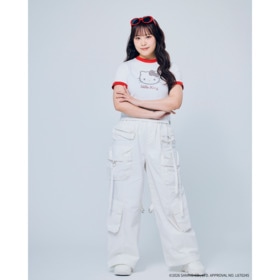 24K&times;HELLO KITTY WMNS Ringer SS Tee 詳細画像