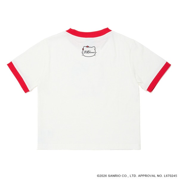 24K&times;HELLO KITTY WMNS Ringer SS Tee 詳細画像 Navy 1