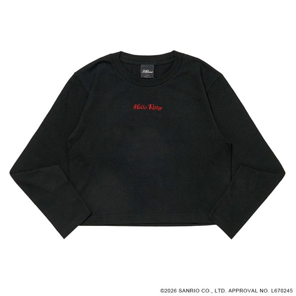 24K&times;HELLO KITTY WMNS LS Tee 詳細画像 Black 1