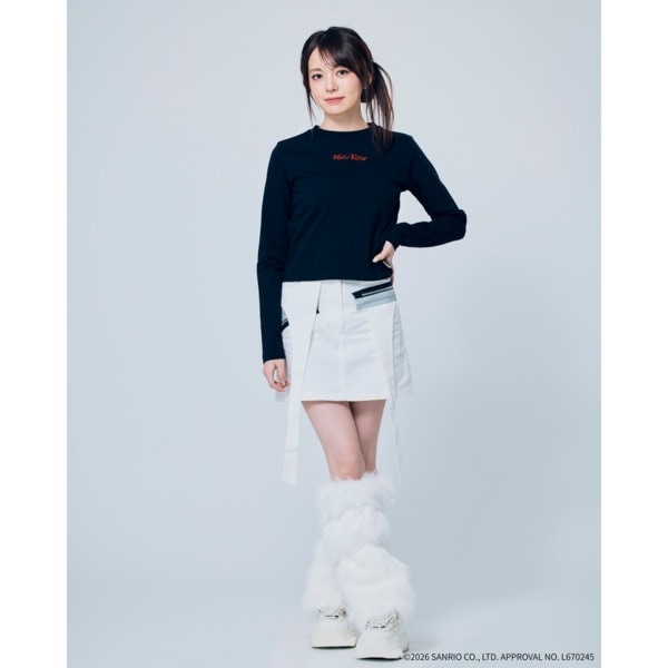 24K&times;HELLO KITTY WMNS LS Tee 詳細画像 Black 12