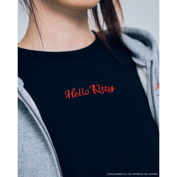 24K&times;HELLO KITTY WMNS LS Tee 詳細画像 Black 13