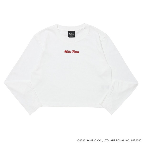 24K&times;HELLO KITTY WMNS LS Tee 詳細画像 Black 2