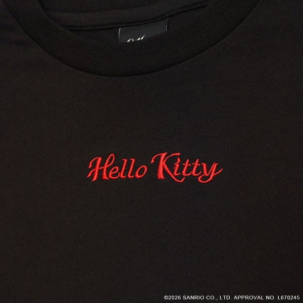 24K&times;HELLO KITTY WMNS LS Tee 詳細画像 Black 8