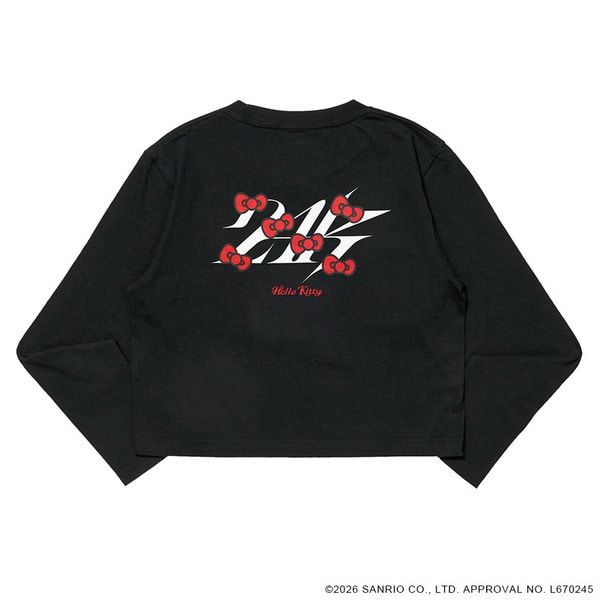 24K&times;HELLO KITTY WMNS LS Tee 詳細画像 Black 1