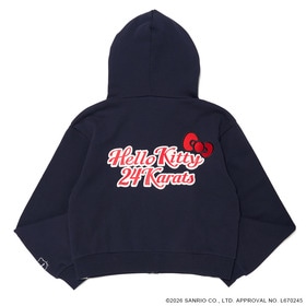 24K&times;HELLO KITTY WMNS Zip-up Hoodie 詳細画像