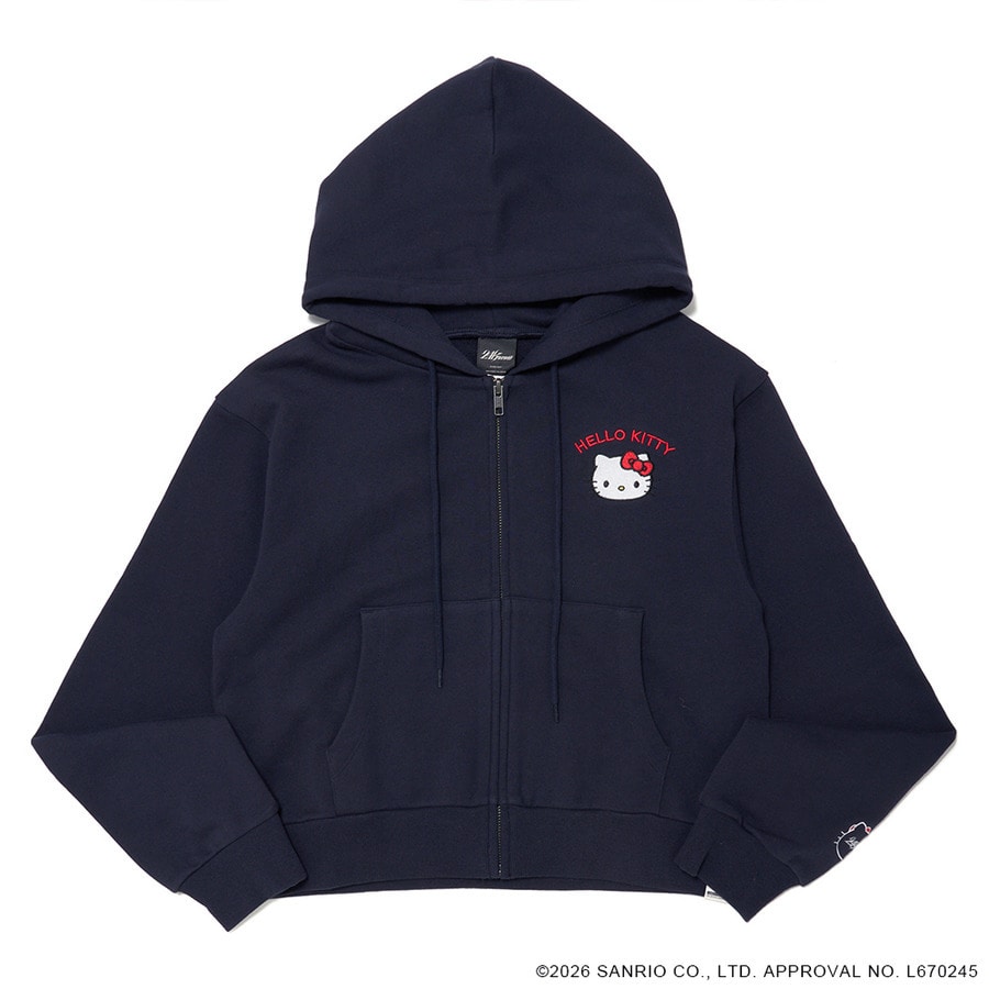 なおなお　24karats×KITTY　パーカー 24K×HELLO KITTY WMNS Zip-up Hoodie | 24KARATS | VERTICAL