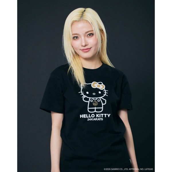 24K&times;HELLO KITTY SS Tee 詳細画像 Black 11