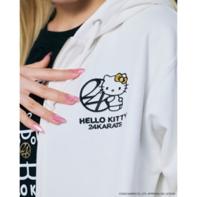 24K&times;HELLO KITTY Zip-up Hoodie 詳細画像