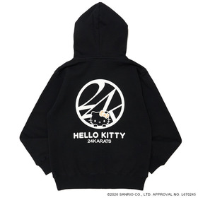 24K&times;HELLO KITTY Zip-up Hoodie 詳細画像