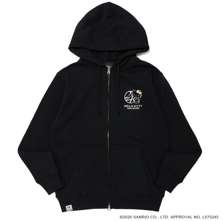 なおなお　24karats×KITTY　パーカー 24K×HELLO KITTY Zip-up Hoodie | 24KARATS | VERTICAL GARAGE