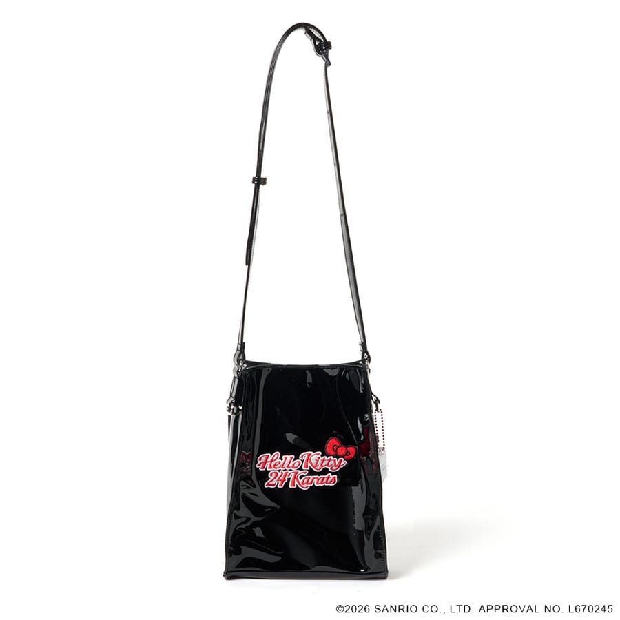 24K×HELLO KITTY Patent Leather Shoulder Bag | 24KARATS