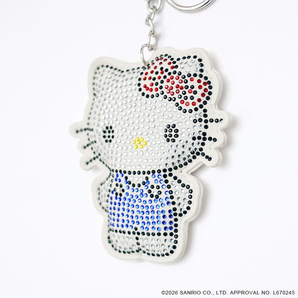 24K&times;HELLO KITTY Rhinestone Keyholder 詳細画像 Other 1