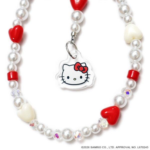 24K&times;HELLO KITTY Mobile Beads Strap 詳細画像 Other 1