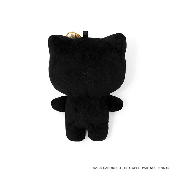 【予約販売】24K&times;HELLO KITTY Plush Toy Keyholder 詳細画像 Black 2