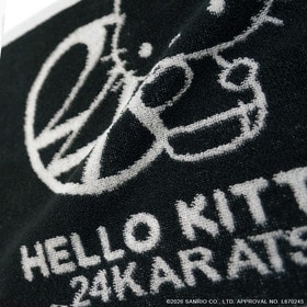 24K&times;HELLO KITTY Hand Towel 詳細画像