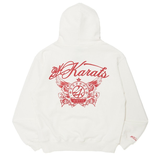 24K 19TH ANNIV. Hoodie 詳細画像 White&times;Red 1