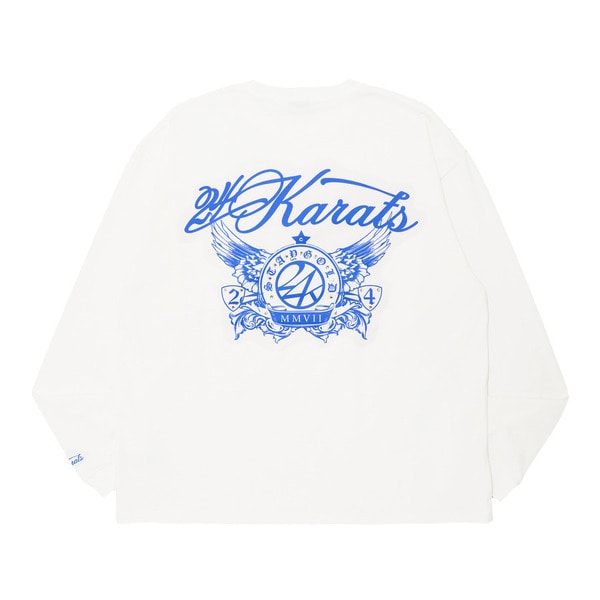 24K 19TH ANNIV. LS TEE 詳細画像 White&times;Blue 1