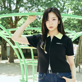 WMNS FULL ZIP POLO 詳細画像