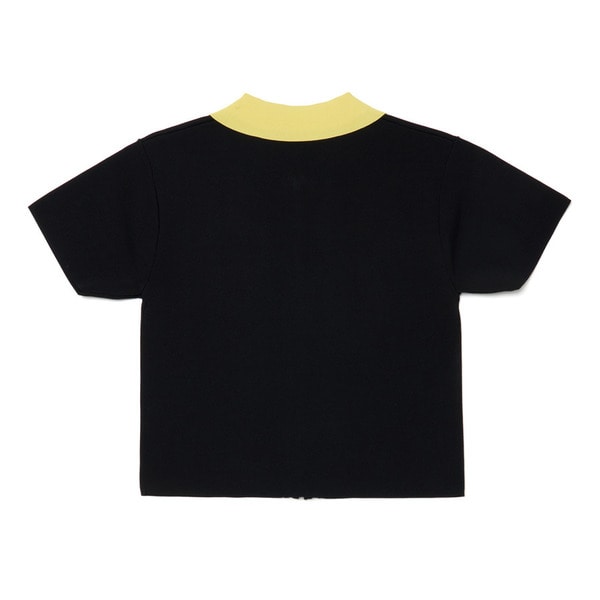 WMNS FULL ZIP POLO 詳細画像 Black 5