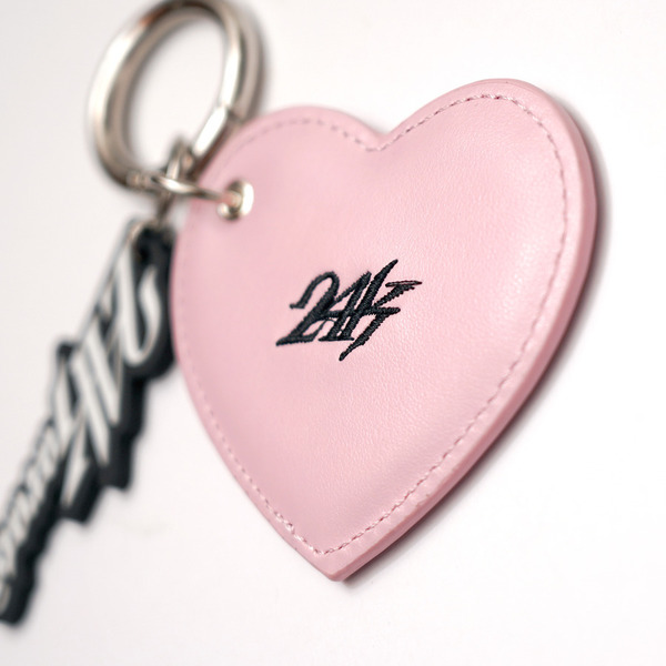 HEART CHARM MIRROR KEYHOLDER 詳細画像 Pink/Silver 2