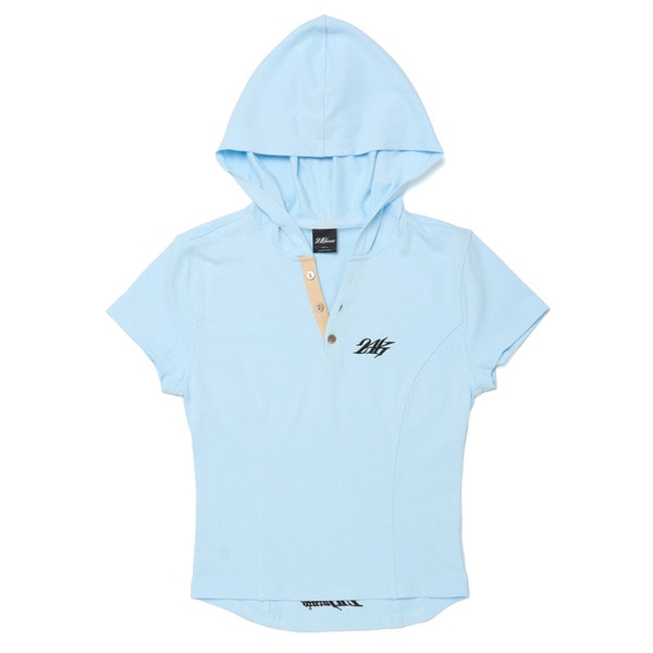 WMNS SS HOODIE 詳細画像 L.Blue 1