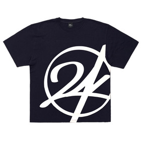 WHITE 24k CIRCLE SS TEE