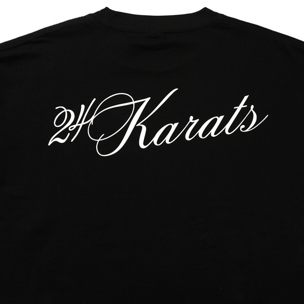 WHITE 24k CIRCLE SS TEE 詳細画像 Black 3