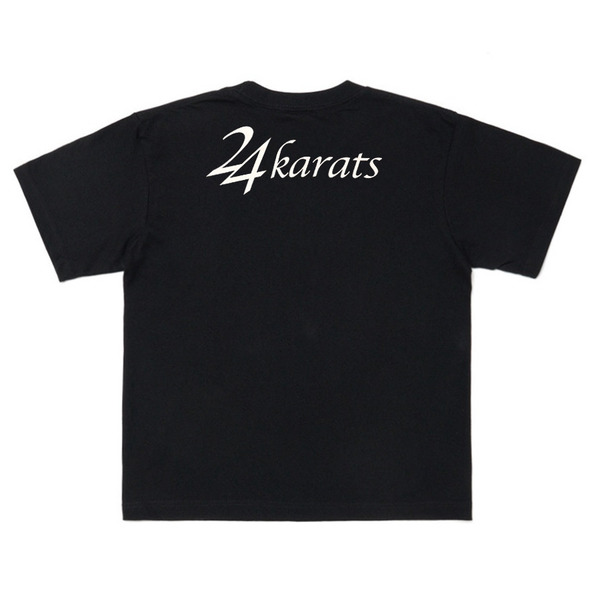 PINK 24k CIRCLE SS TEE 詳細画像 Black 1