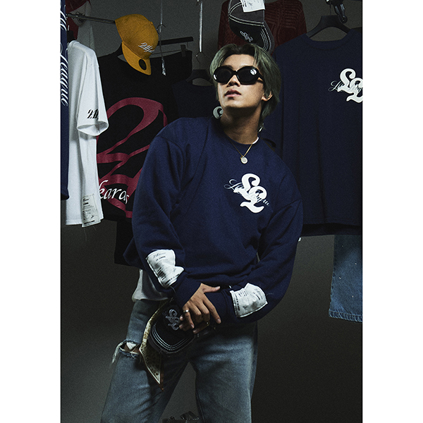 24k&times;LIL ATELIER SWEAT 詳細画像 Navy 8