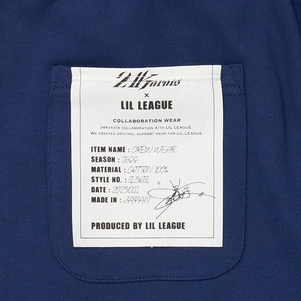 24k&times;LIL ATELIER SWEAT PANTS 詳細画像 Navy 9