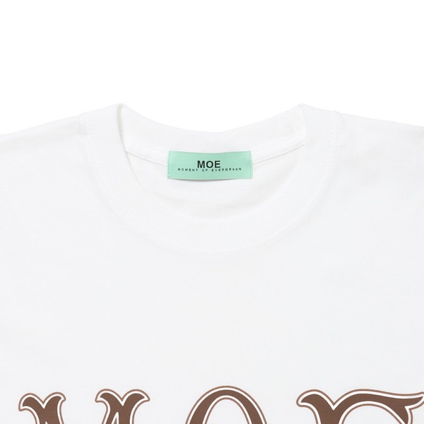 MOE Botanical SS Tee 詳細画像 White 2
