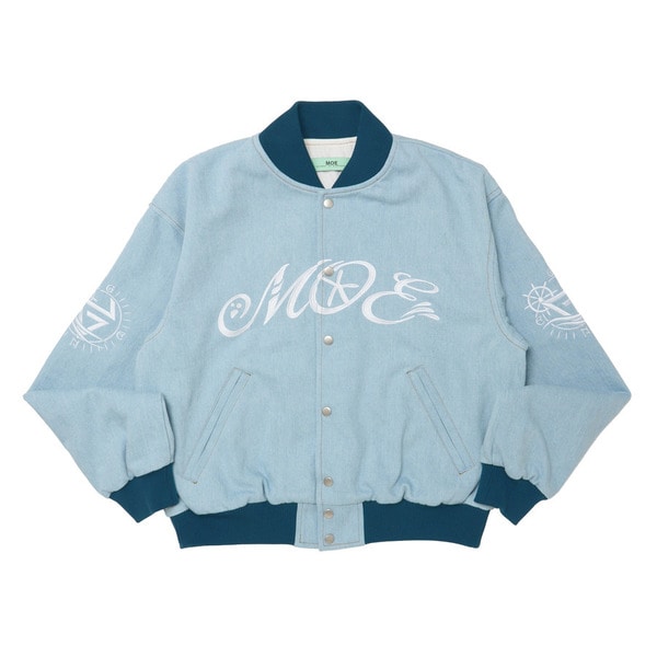 MOE EMB Logo Denim Jacket 詳細画像 Indigo 1