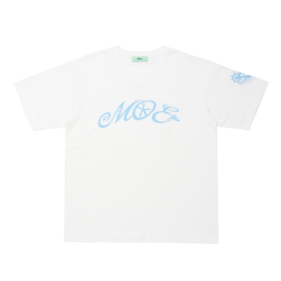 MOE Denim Color SS Tee | MOMENT OF EVERGReeN | VERTICAL GARAGE