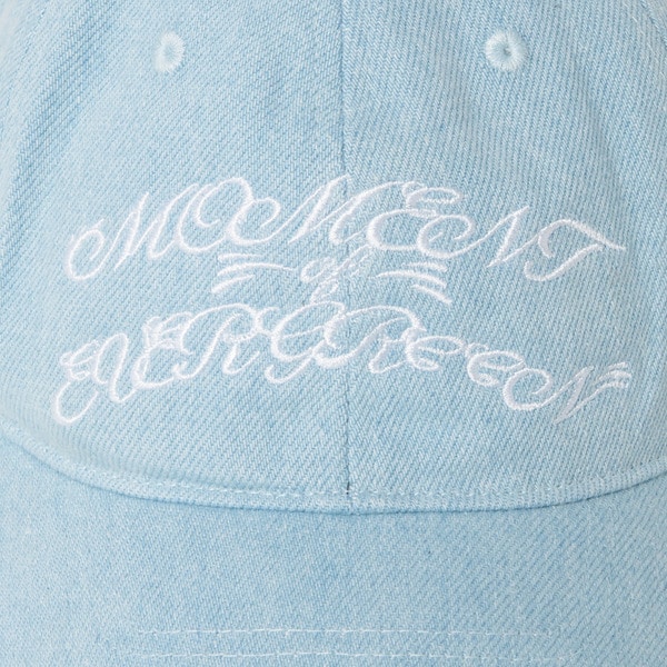 MOE EMB Logo Denim Cap 詳細画像 Indigo 6