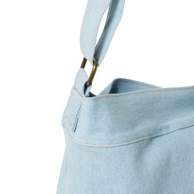 MOE EMB Logo Denim Shoulder Bag 詳細画像
