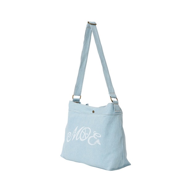 MOE EMB Logo Denim Shoulder Bag 詳細画像 Indigo 1