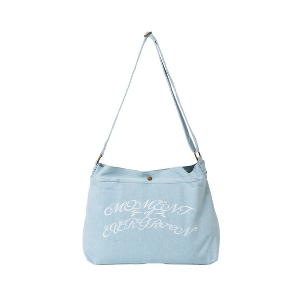MOE EMB Logo Denim Shoulder Bag 詳細画像 Indigo 2