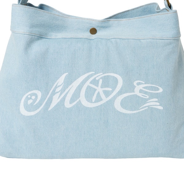 MOE EMB Logo Denim Shoulder Bag 詳細画像 Indigo 6