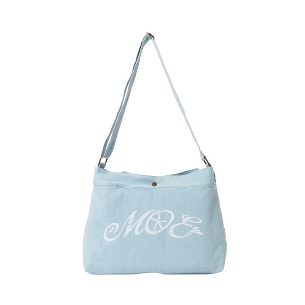 MOE EMB Logo Denim Shoulder Bag 詳細画像 Indigo 1