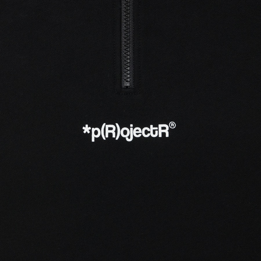 *p(R)ojectR® Logo  Half Zip Sweat 詳細画像 Black 3