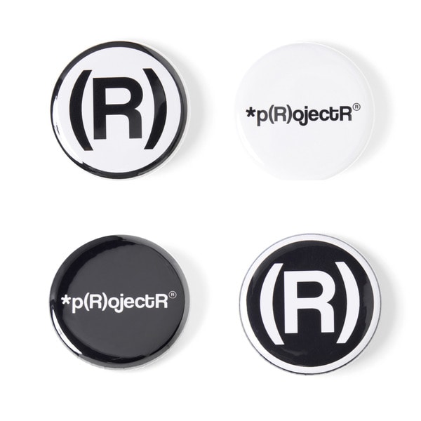 *p(R)ojectR® Logo  Badge Set 詳細画像
