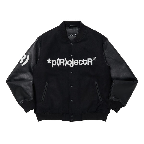 p(R)ojectR® Logo Varsity Jacket | *p(R)ojectR® | VERTICAL 