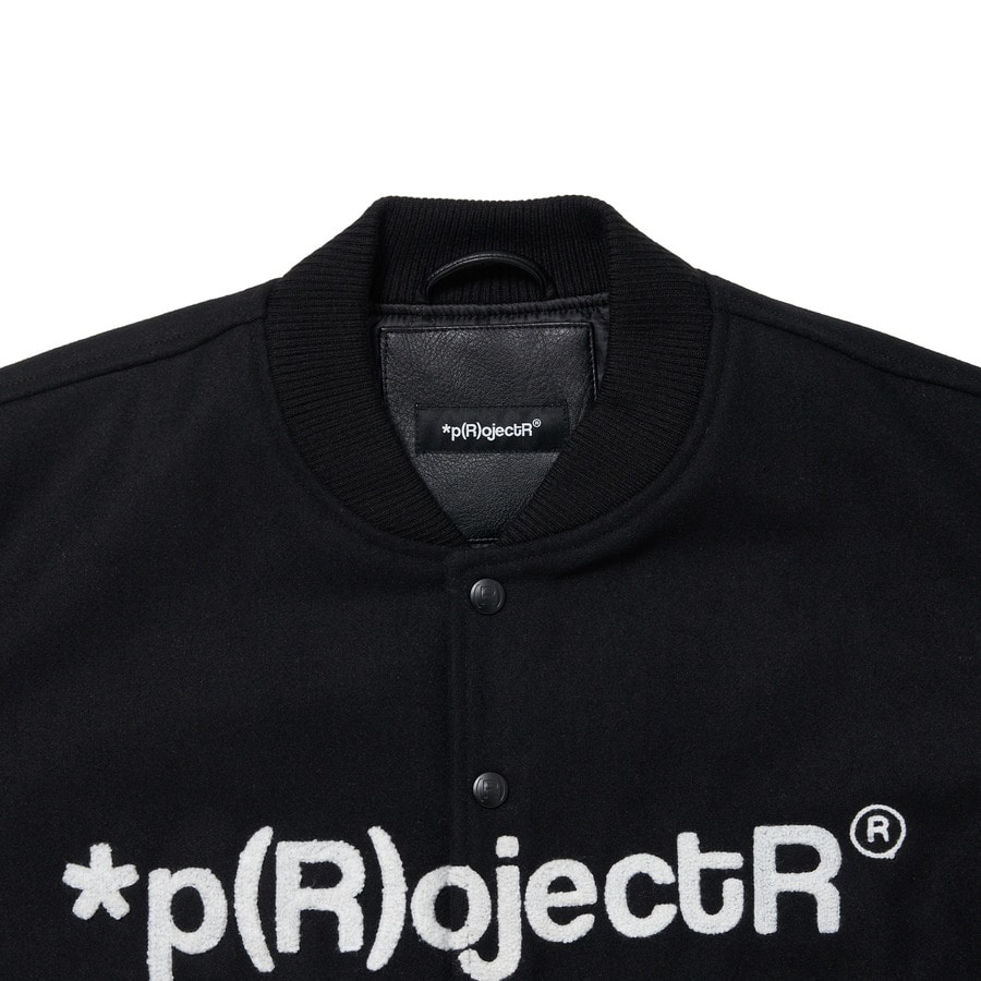 p(R)ojectR? Logo Varsity Jacketメンズ - スタジャン