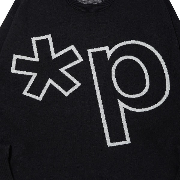 最終値下げ *p(R)ojectR® sweater knit logo ニット/セーター