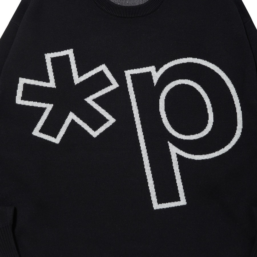 SALE格安*p(R)ojectR Logo Knit Sweater ミュージシャン