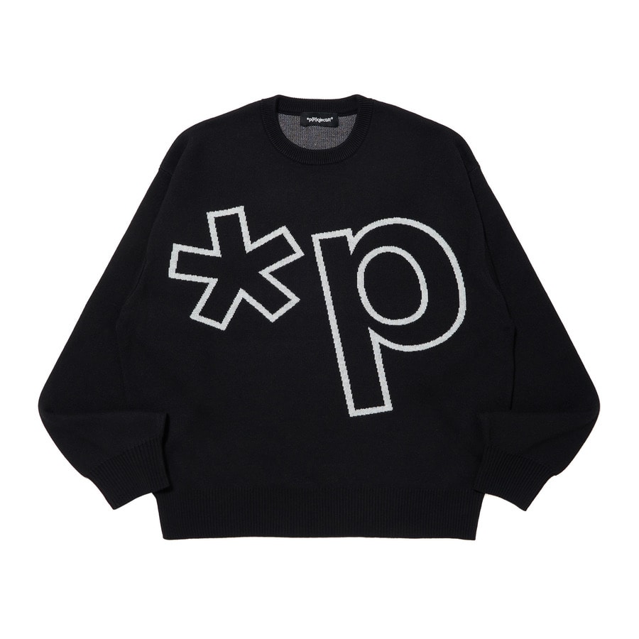 p(R)ojectR® Logo Knit Sweater Mサイズタレントグッズ - アイドルグッズ