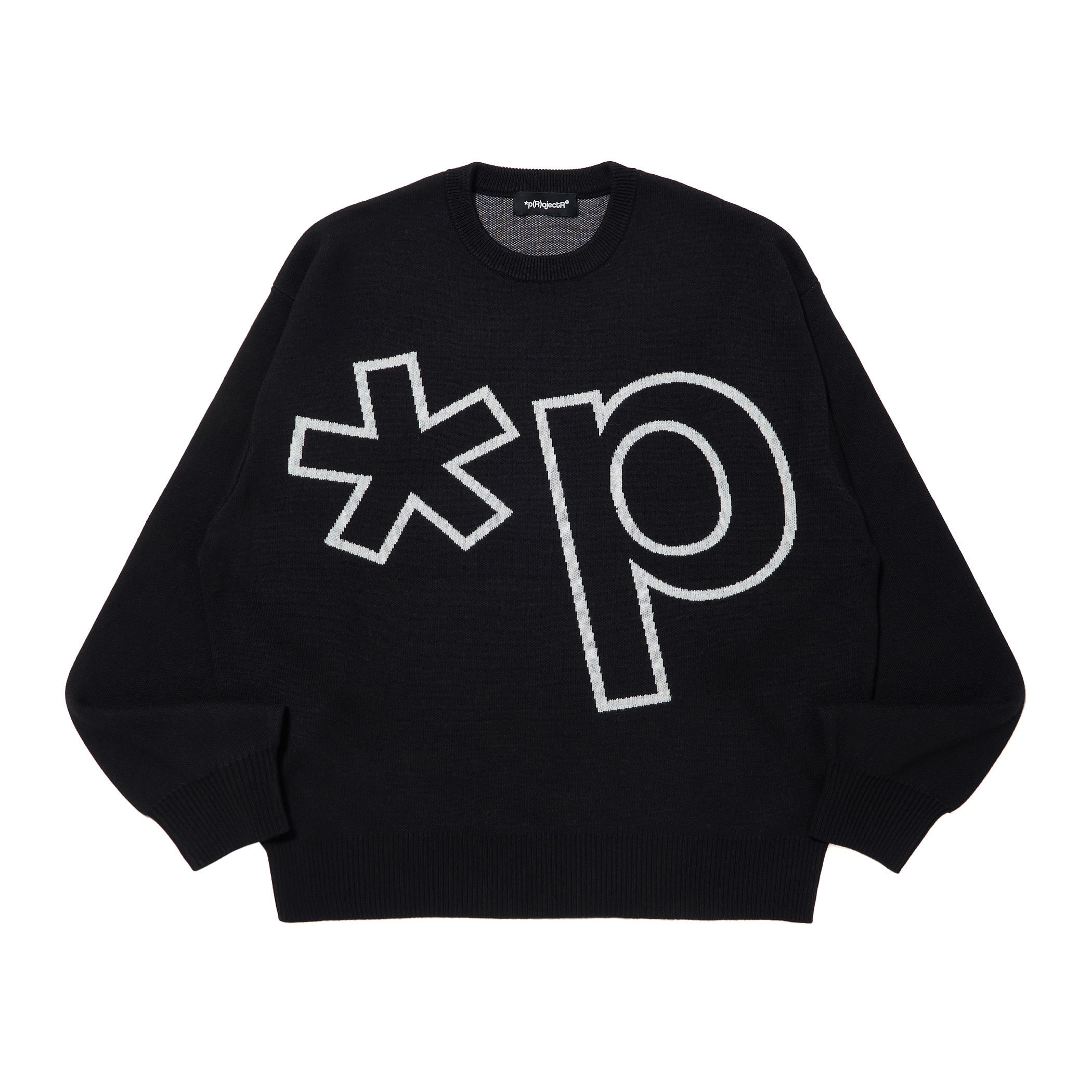 p(R)ojectR Logo Knit Sweater Mサイズ ネット売品 