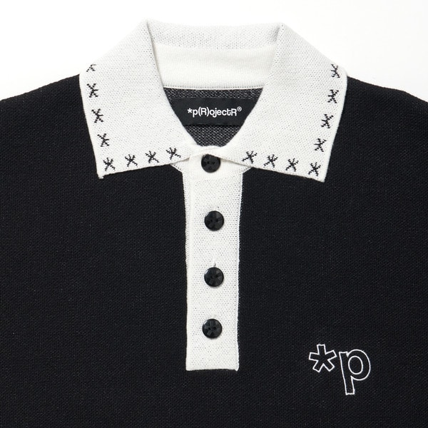 Knit Polo Shirt 詳細画像